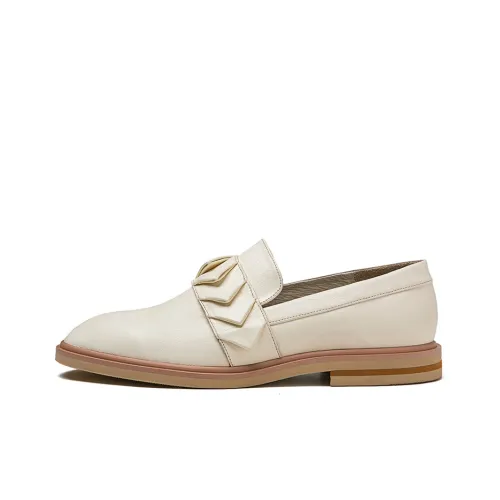 STOOSHE Geometry Loafers Women's Ecru