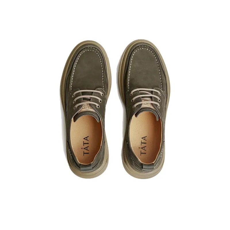 TATA Men's Casual Shoes Men Low Top Earth Yellow/Brown-3