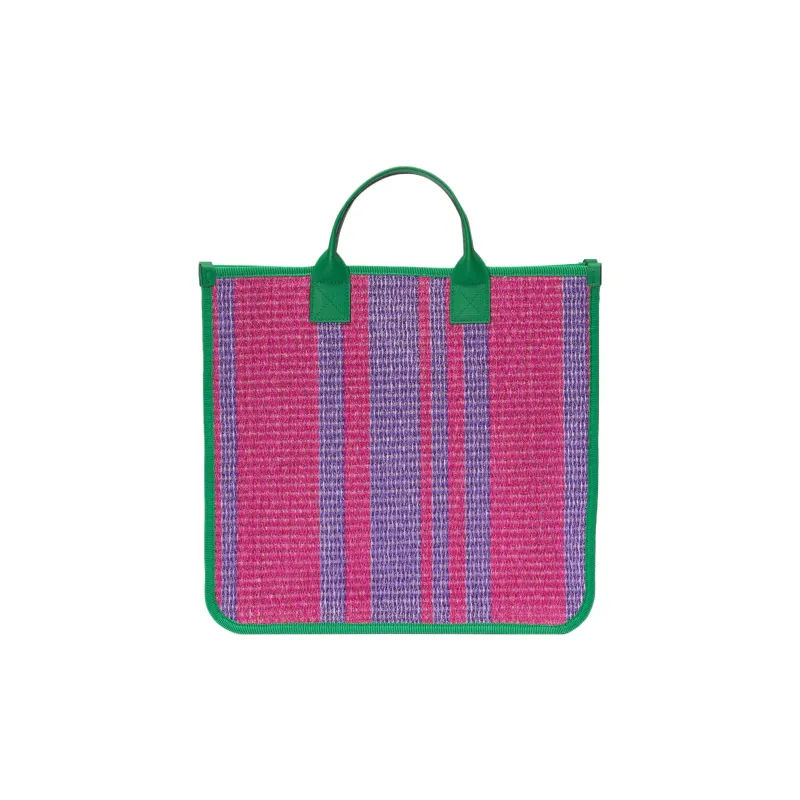 GUCCI Cotton Fabric With Supreme Canvas Tote Bag Shopping Bag Handbag Regular Kids' Pink/Purple-2