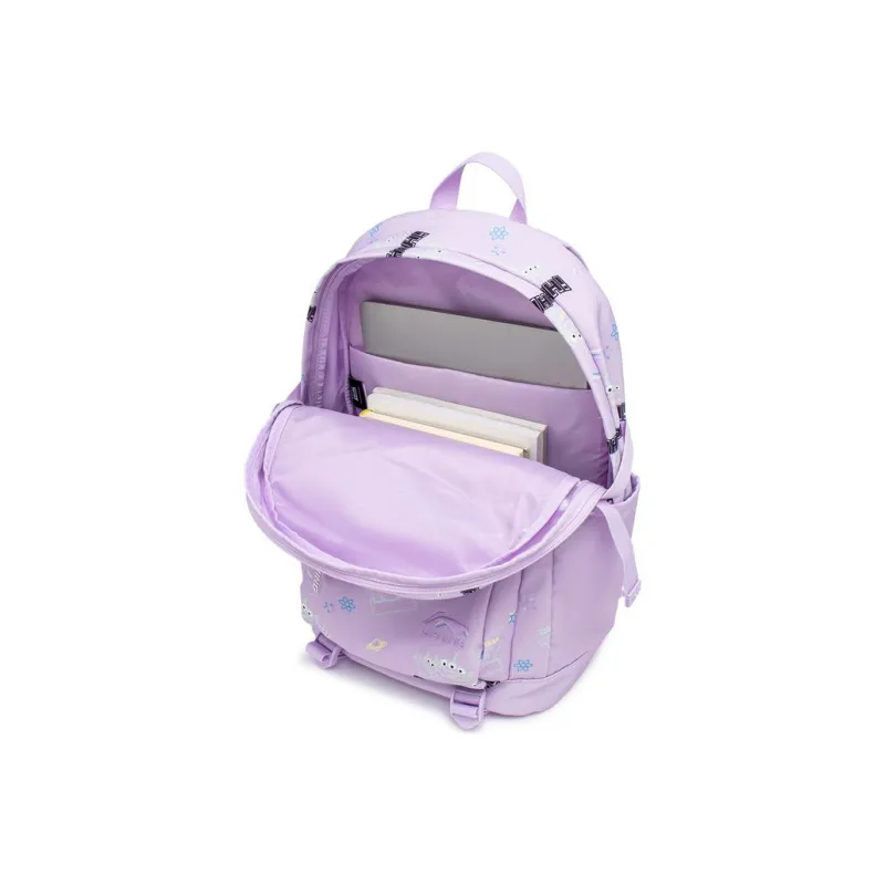 LiNing Polyester Backpack Regular Unisex Light Dusty Purple-4