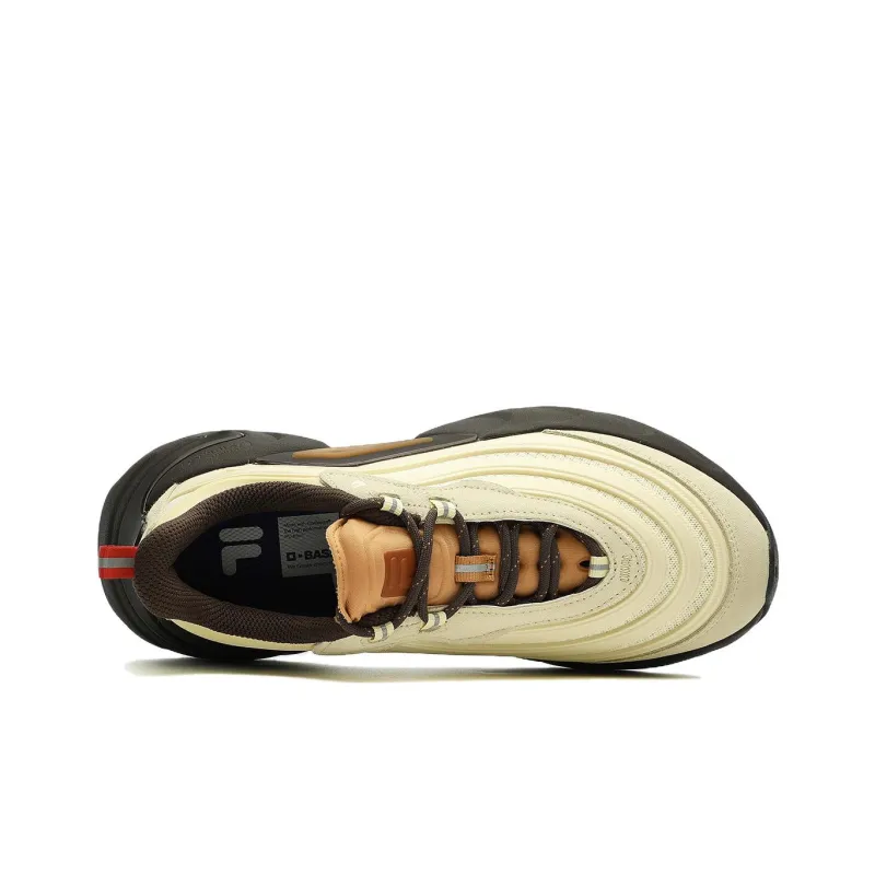 FILA FUSION Ray 4 Sneakers 'Cream White Orange' Women's-3