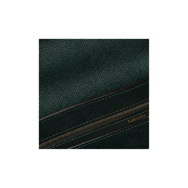 Valextra Calfskin Briefcases Handbags Women's Dark Green-2