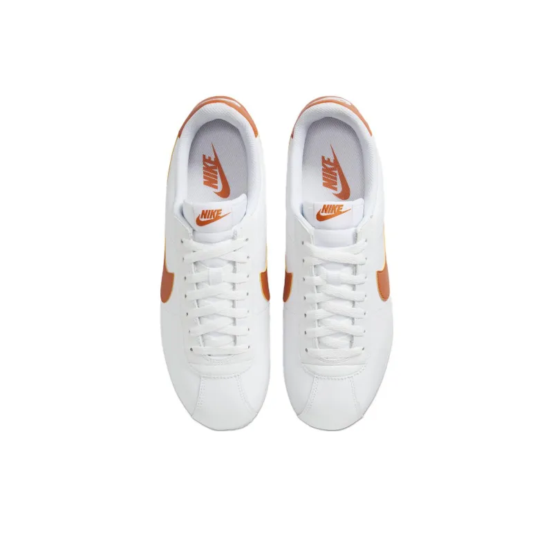 Nike Cortez White Campfire Orange-3