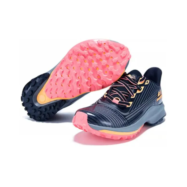 Columbia Montrail Breathable Low Top Running Shoes Women's Black Gray-3