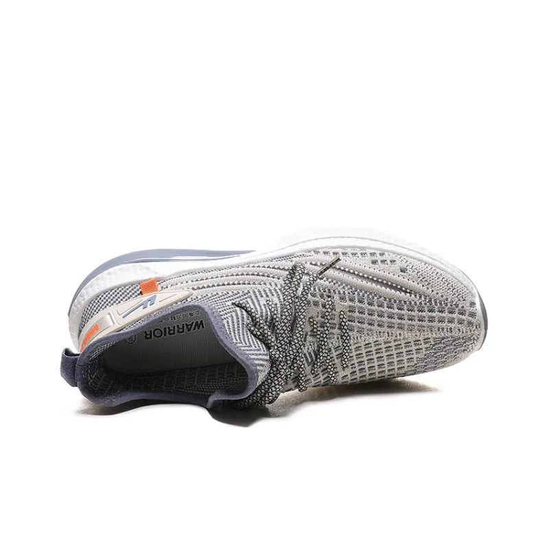 Warrior Low Top Running Shoes Men's Beige Dusty Blue-2