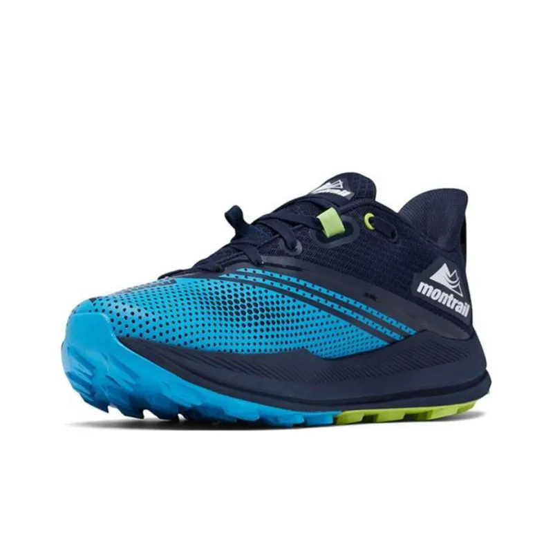Columbia Montrail Breathable Low Top Outdoor Shoes Men's Blue Black-2