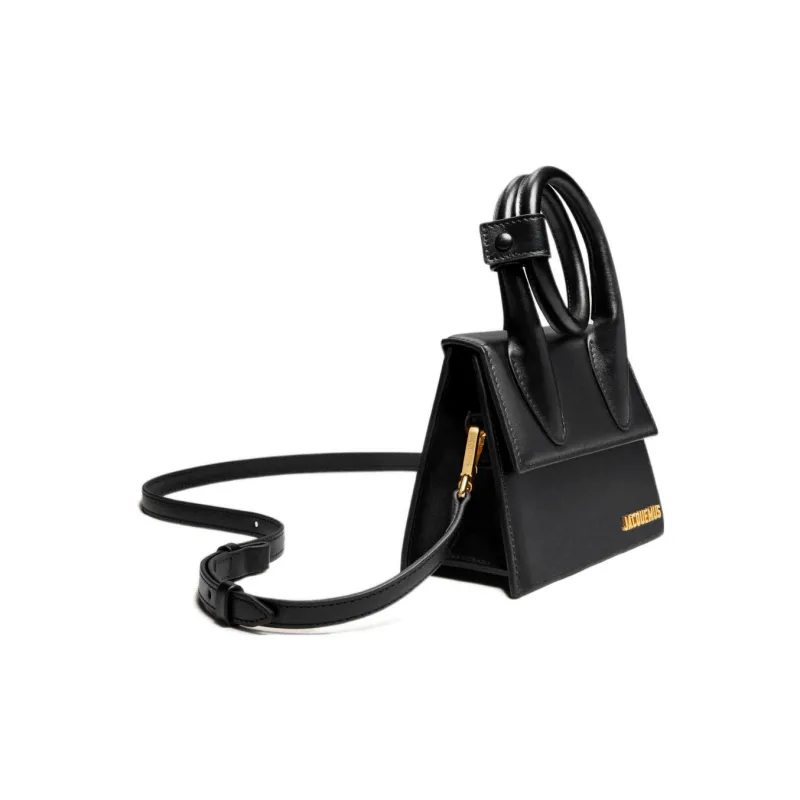 Jacquemus Le Chiquito Noeud Logo Plaque Tote Bag-3