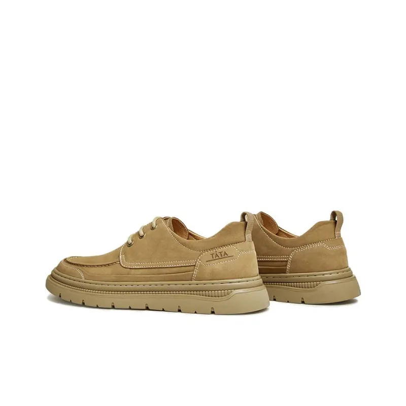TATA Men's Casual Shoes Men Low Top Earth Yellow/Brown-6
