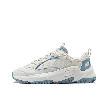 LiNing Wing Wind Anti Slip Wear Resistant Low Top Casual Shoes Women's White Blue