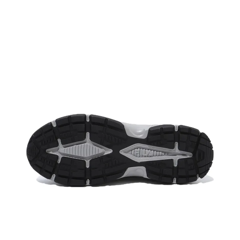 FILA Shock Absorbers With Slip Resistant And Abrasion Resistant Properties Low Top Casual Shoes Unisex Gray-4