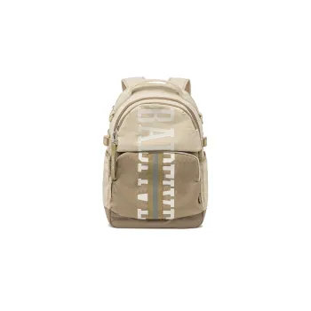 LiNing Badfive Polyester Backpack Regular Unisex Dusty Khaki/Light Wheat Brown