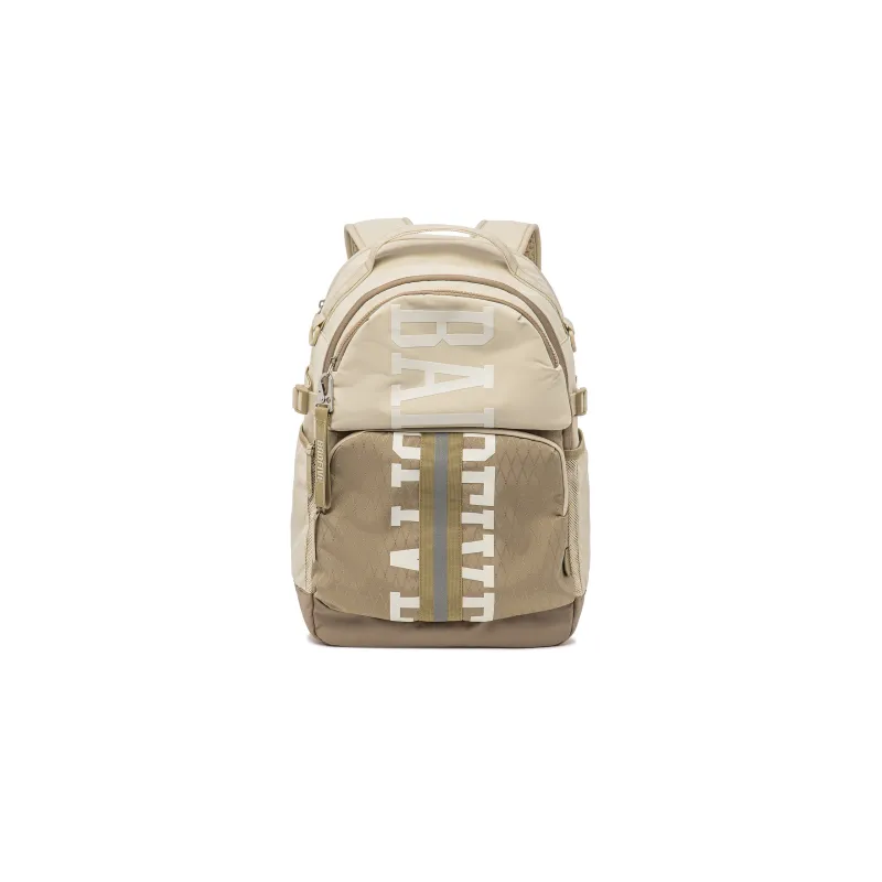 LiNing Badfive Polyester Backpack Regular Unisex Dusty Khaki/Light Wheat Brown-0