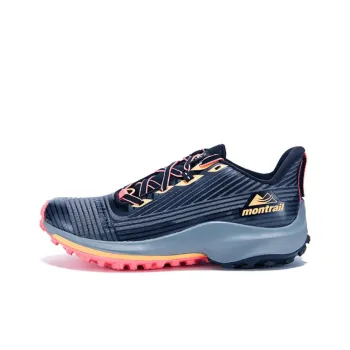 Columbia Montrail Breathable Low Top Running Shoes Women's Black Gray