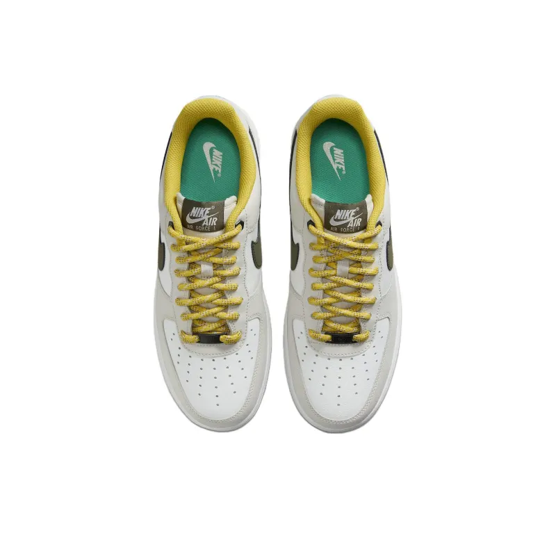 Nike Air Force 1 Low '07 Prm Light Bone Cargo Khaki Vivid Sulfur-3
