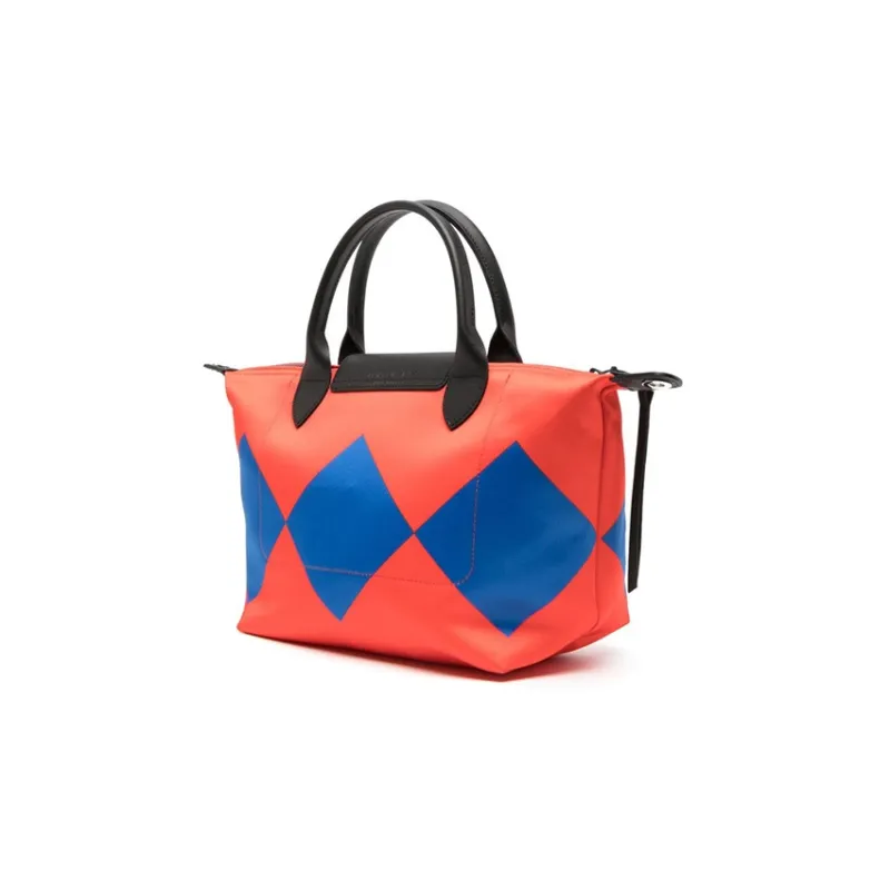 LONGCHAMP Le Pliage Recycled Polyester Canvas Bag, Shoulder Bag, Crossbody Bag, Handbag Small Size Women's Bright Red-1