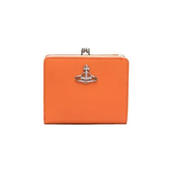 Vivienne Westwood Leather Wallet Regular Women's Orange