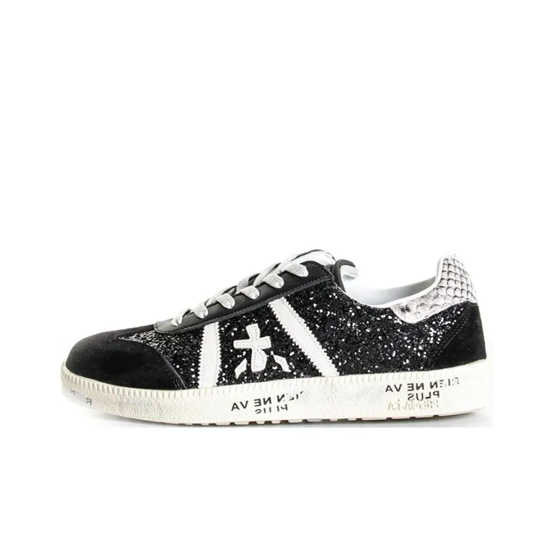 PREMIATA Bonnie Low-Top Skateboard Shoes Women's Black-0
