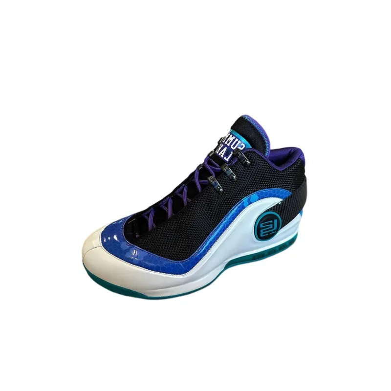 Nike Zoom Power 'Summit Lake Hornets' Slip-Resistant Low-Top Vintage Basketball Shoes Men's Purple Black Blue-0