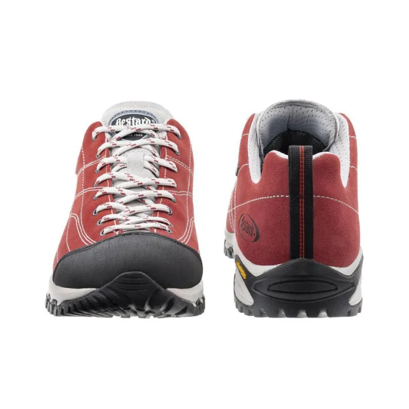 Bestard Rando 2 Water-Resistant Slip-Resistant Low-Top Outdoor Shoes Unisex Red White-2