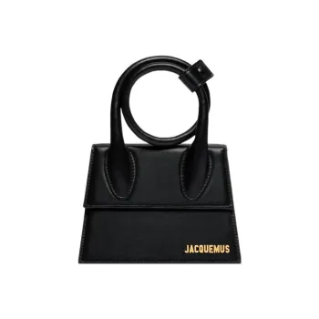 Jacquemus Le Chiquito Noeud Logo Plaque Tote Bag