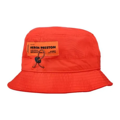 HERON PRESTON Cotton Bucket Hats Men's Orange