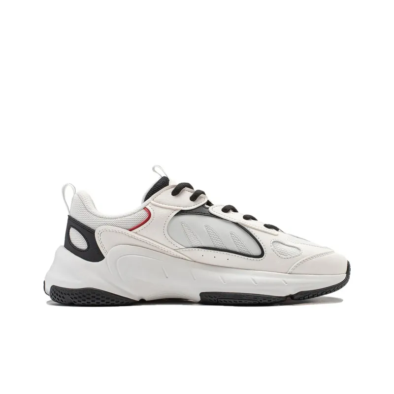LiNing Wing Wind Anti Slip Wear Resistant Low Top Casual Shoes Men's Black White-1
