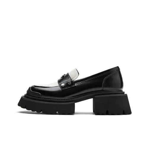 CHERYKALLY Loafers Women's Black/White