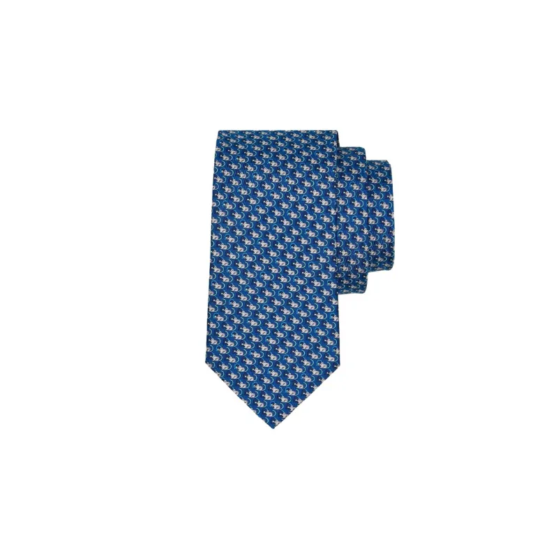 Ferragamo Cocktail-print Silk Tie-1