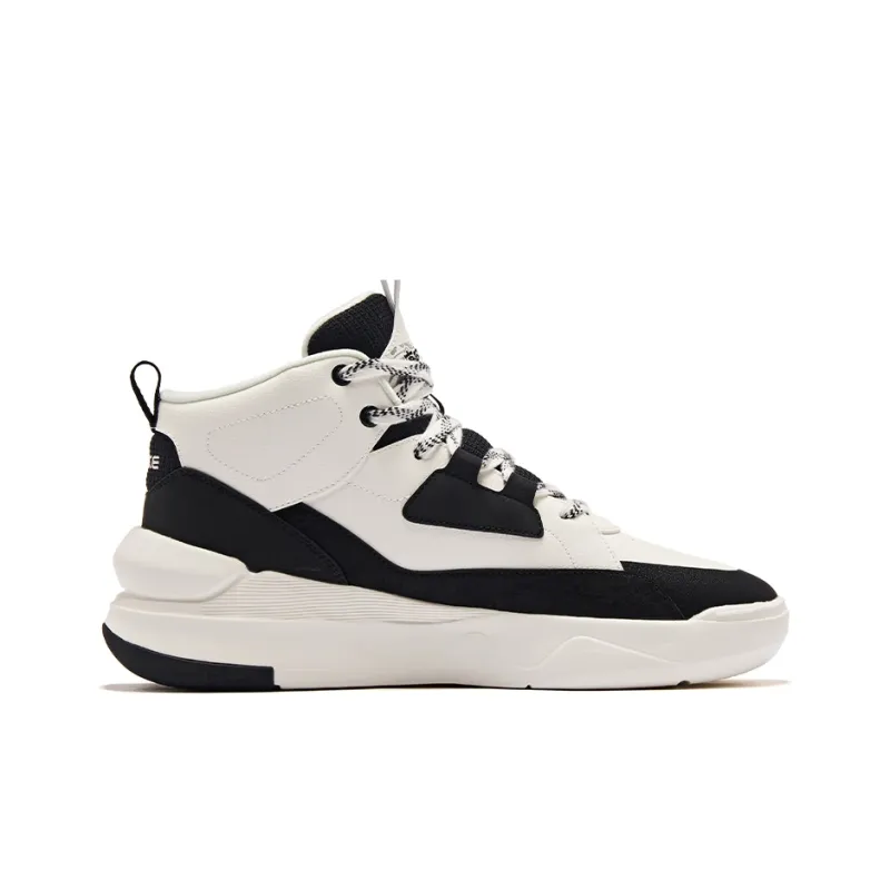 Erke Tang Palace Night Garden 2.0 Anti-Slip Wear-Resistant Low-Top Skateboard Shoes Men's Jet Black Ivory-1