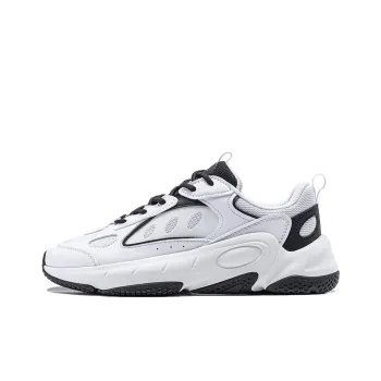LiNing Wing Wind Cushioning Anti Slip And Wear Resistant Support Low Top Casual Shoes Women's Black White