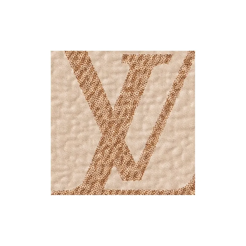LOUIS VUITTON Petit Sac Plat Beige/Ocher-4