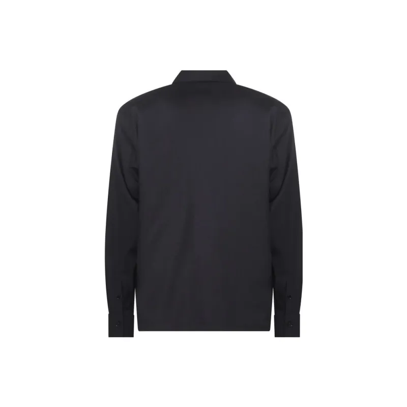 Burberry Shirts Men Navy Blue-1