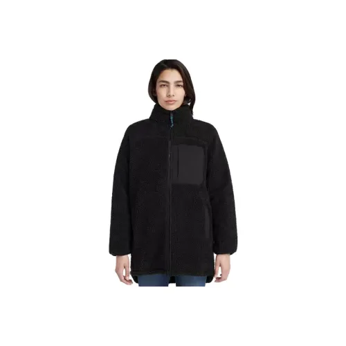 Timberland Velvet Jackets Women's Black