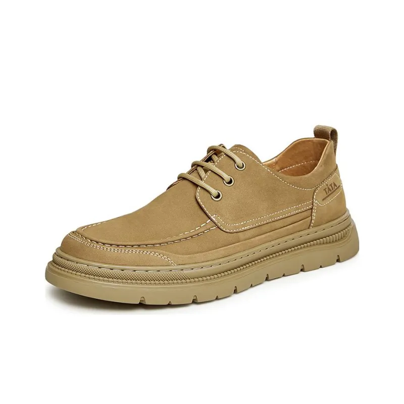 TATA Men's Casual Shoes Men Low Top Earth Yellow/Brown-5