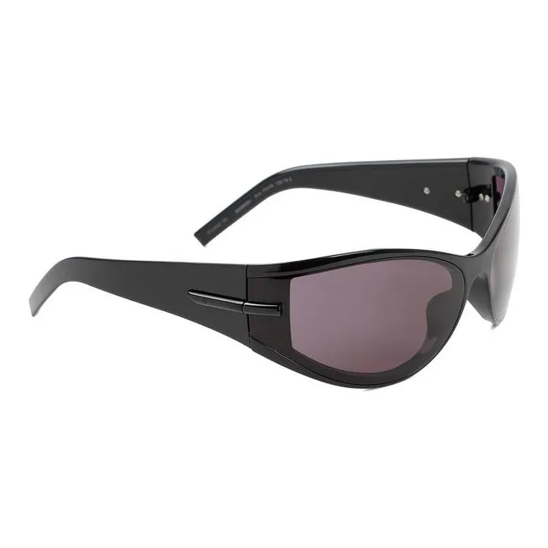 Givenchy Acetate Irregular Shape Sunglasses Unisex Black-1
