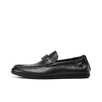 YEARCON Loafers Men Low Top Brown/Black
