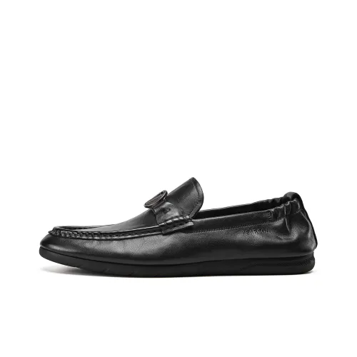 YEARCON Loafers Men Low-Top