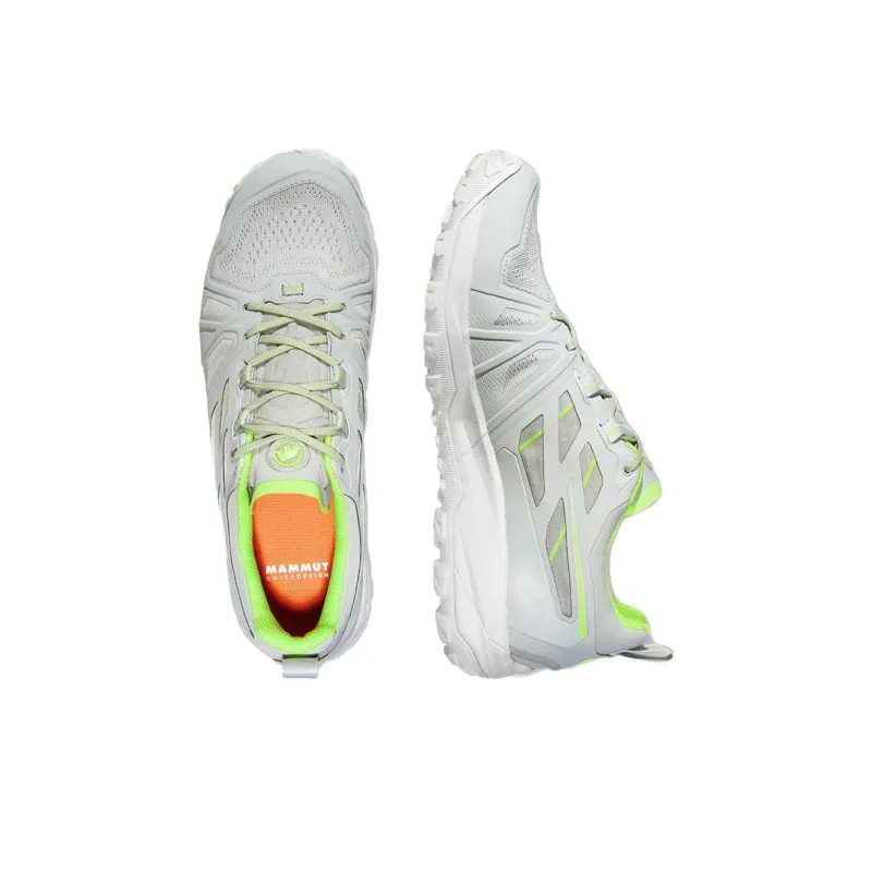 MAMMUT Saentis Cushioning Anti-Slip And Wear-Resistant Low-Top Outdoor Shoes Women's White Green-2