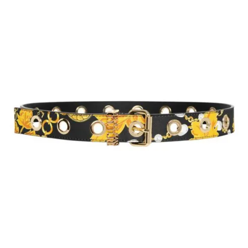 VERSACE JEANS COUTURE Leather Belts Women's Black 