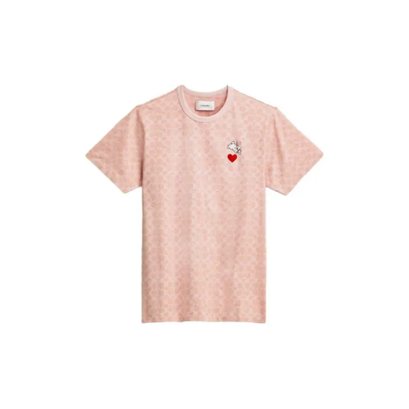 COACH SS23 T Shirt Women's Pink-0