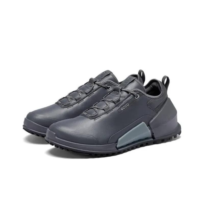Ecco Low Top Casual Shoes Men's Magnet Gray-3