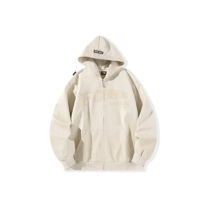 FORHUG Sweatshirts Unisex Oat Gray-0