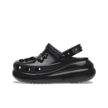 Crocs Crush High Shine Clogs 'Black' Women's