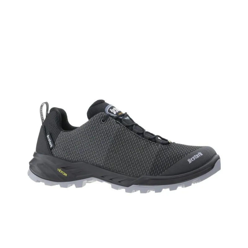 Bestard Krypton Cushioning Wear-Resistant Low-Top Outdoor Shoes Unisex Black Gray Color-1