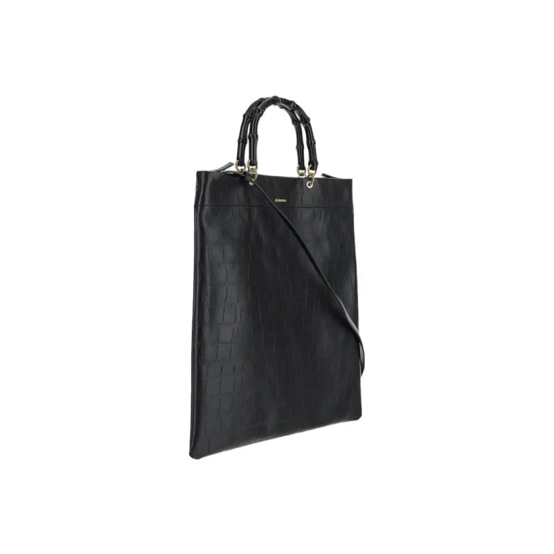 JIL SANDER Embossed Top Handle Bag-2