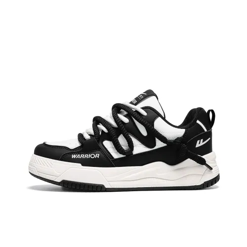 Warrior Lightweight Breathable Height Increasing Platform Height Increasing Skateboard Shoes Men's Black Beige