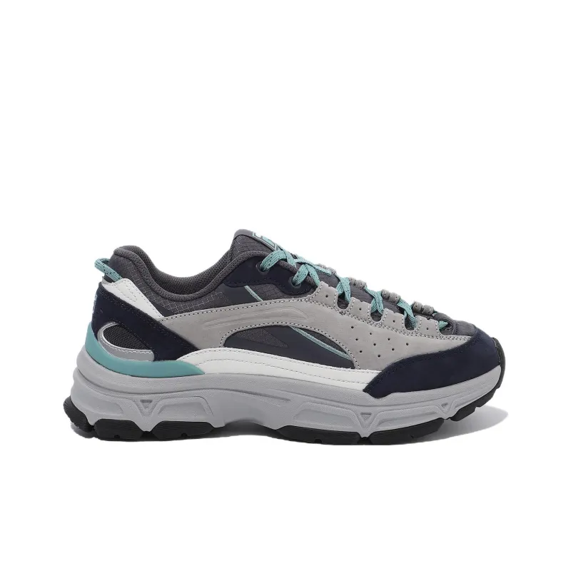 FILA Shock Absorbers With Slip Resistant And Abrasion Resistant Properties Low Top Casual Shoes Unisex Gray-1