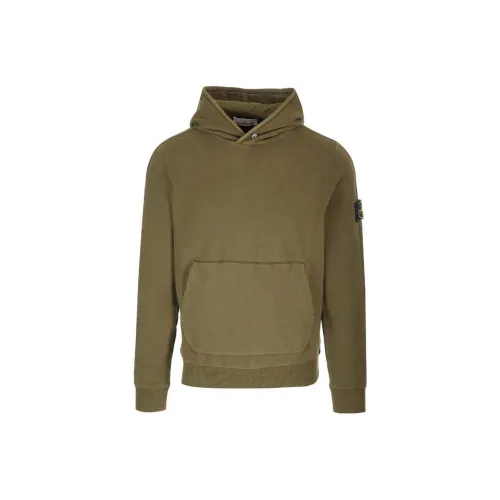 STONE ISLAND Sweatshirts Men Olive Green