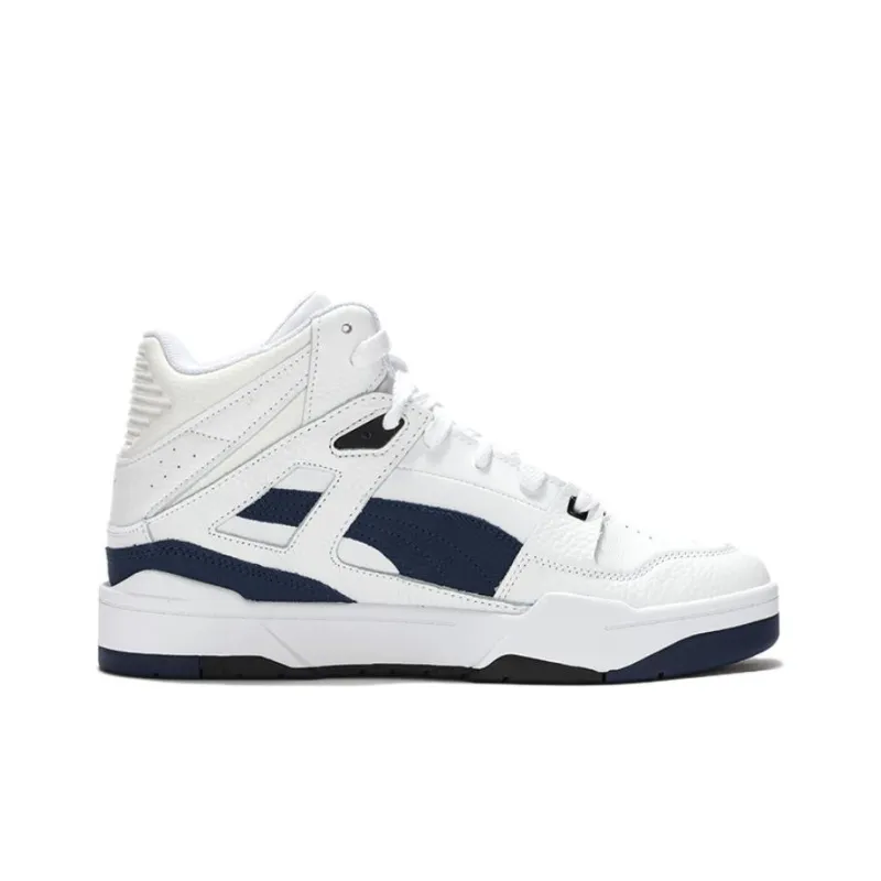 PUMA Slipstream High Cracked Leather 'White Navy'-1