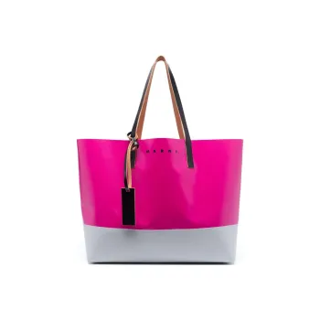 MARNI Tribeca Logo Detailed Tote Bag